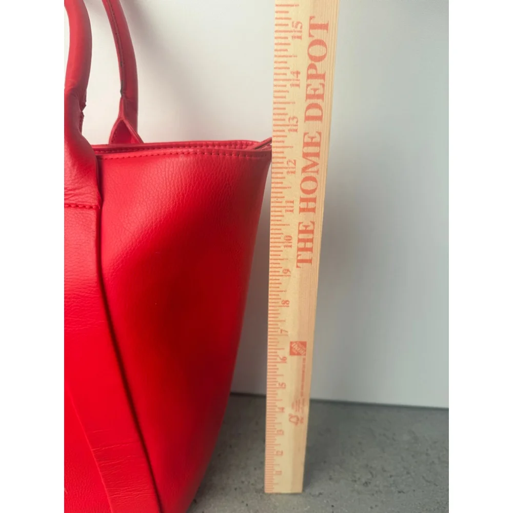 Women's Vessel Tote Bag Red/Silver One Size